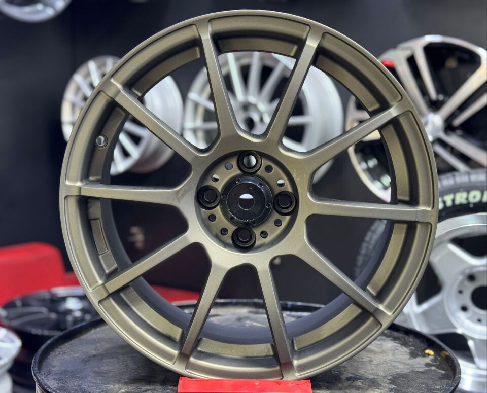 17'' 4X100 SPARCO ASSETTO GARA MODEL JANT TAKIMI MAT BRONZ